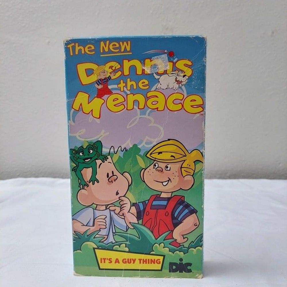The New Dennis The Menace Animated Series Cartoon It's A Guy Thing VHS 1993 DIC